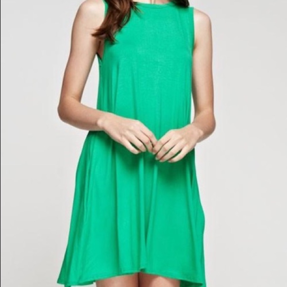 Simple Green Dress